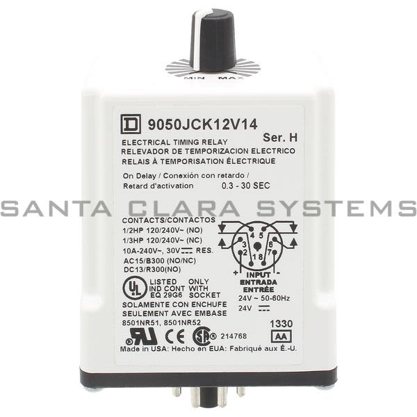 Square D 9050-JCK12V14 Timing Relay Product Image