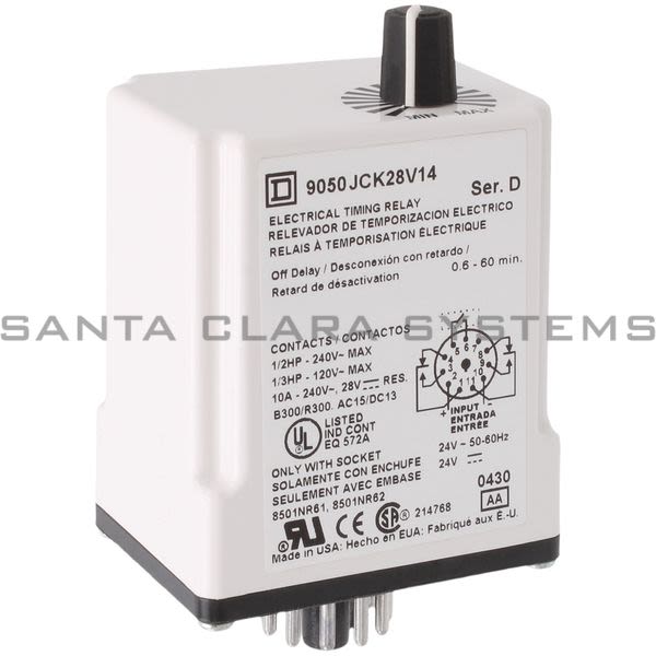 Square D 9050-JCK28V14 Timing Relay Product Image