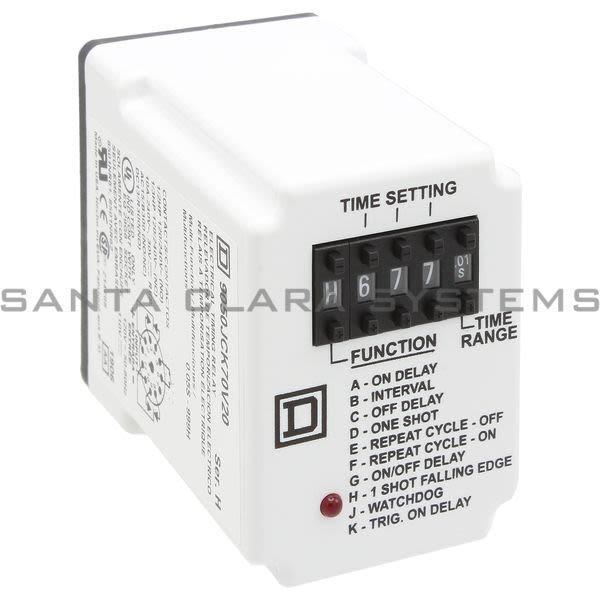 Square D 9050-JCK70V20 Timing Relay Product Image