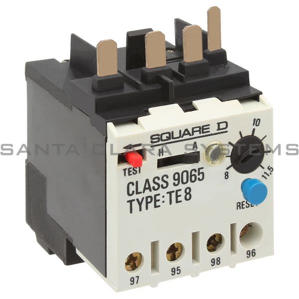 Square D 9065TE8 Thermal Overload Relay 8-11.5amp Product Image
