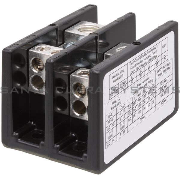 Square D 9080-LBA262104  Power Distribution Block Product Image