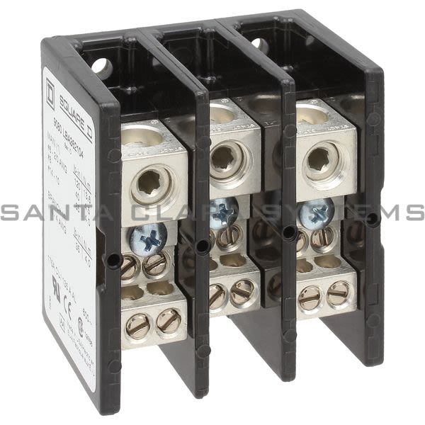 Square D 9080-LBA362104  Power Distribution Block Product Image