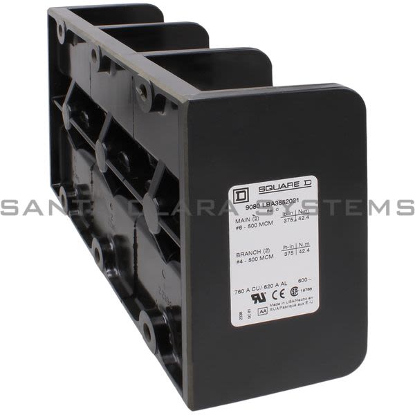 Square D 9080-LBA3652021  Power Distribution Block Product Image