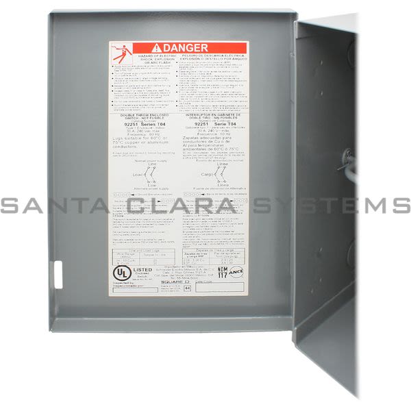 Square D 92251 Double Throw Enclosed Switch Product Image