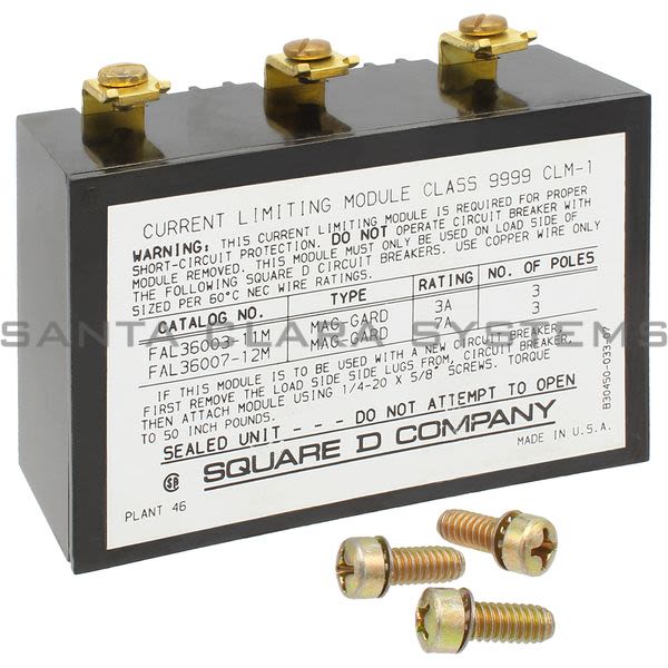 Square D 9999-CLM1 Current Limiting Module Product Image