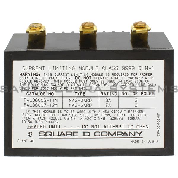 Square D 9999-CLM1 Current Limiting Module Product Image