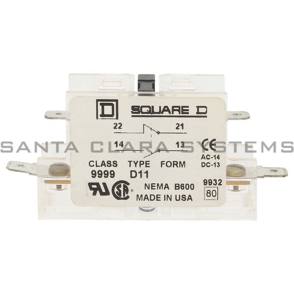 Square D 9999-D11 Contact Block Product Image