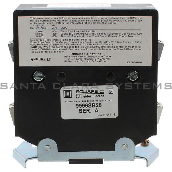 Square D 9999-SB25 Power Pole Module Product Image