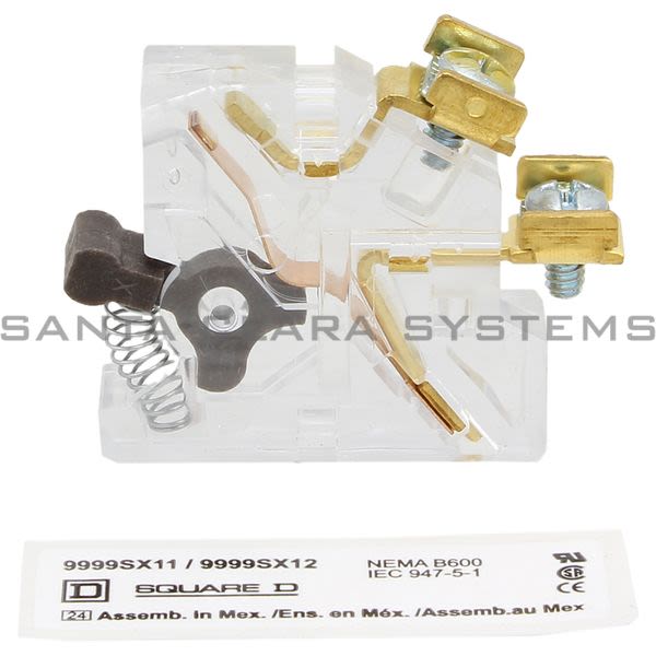 Square D 9999-SX11 Contactor+Starter Auxiliary Contact Kit 87972 Product Image