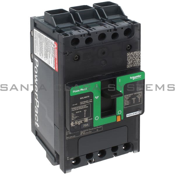 Square D BDL36070 PowerPact | Circuit Breaker Product Image