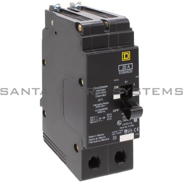 Square D EGB24020 Mini Circuit Breaker Product Image