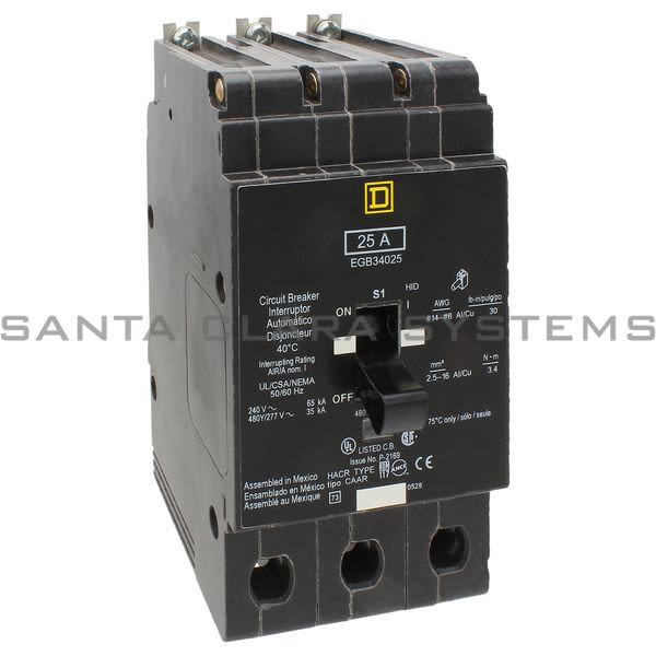 Square D EGB34025 Circuit Breaker Product Image