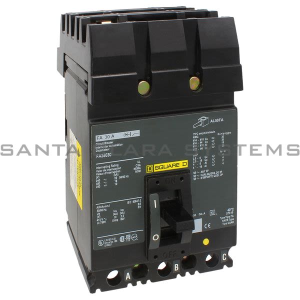 Square D FA34030 Circuit Breaker Product Image