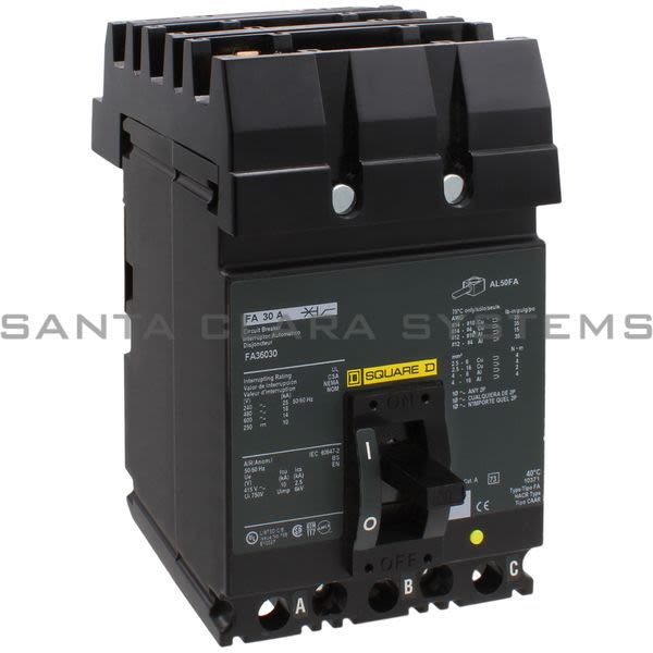 Square D FA36030 Circuit Breaker Product Image