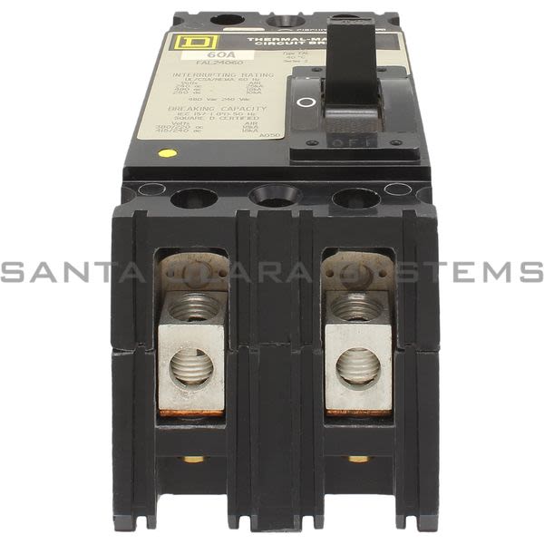 Square D FAL24060 Thermal Magnetic Circuit Breaker Product Image