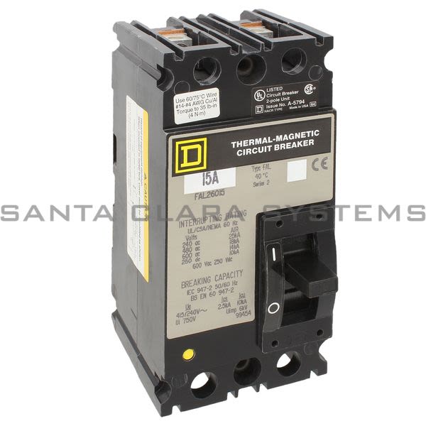 Square D FAL26015 Circuit Breaker Product Image