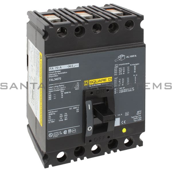 Square D FAL34070 Circuit Breaker Product Image
