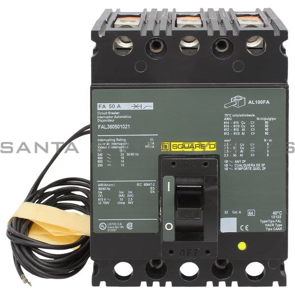 Square D FAL360501021 Circuit Breaker Product Image