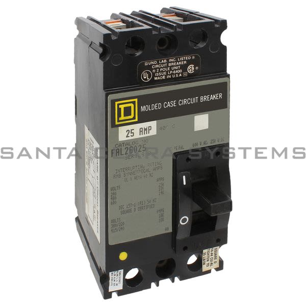 Square D FAL26025 Molded Case Circuit Breaker Product Image