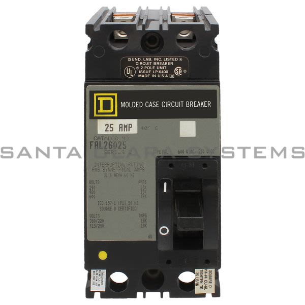 Square D FAL26025 Molded Case Circuit Breaker Product Image