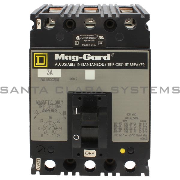 Square D FAL3600311M Circuit Breaker Product Image