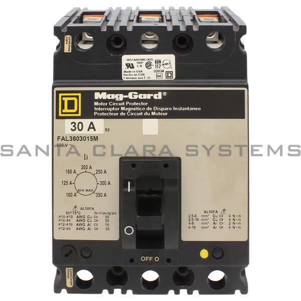Square D FAL3603015M Circuit Breaker Product Image