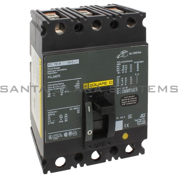 Square D FCL34070 Molded Case Circuit Breaker Product Image