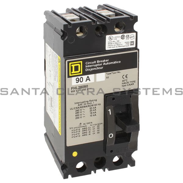 Square D FHL26090 Circuit Breaker FHL26090 Product Image