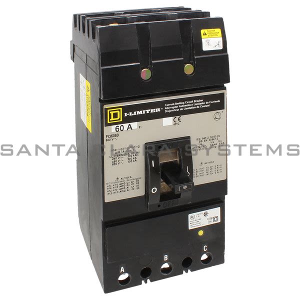 Square D FI36060 Molded Case Circuit Breaker Product Image