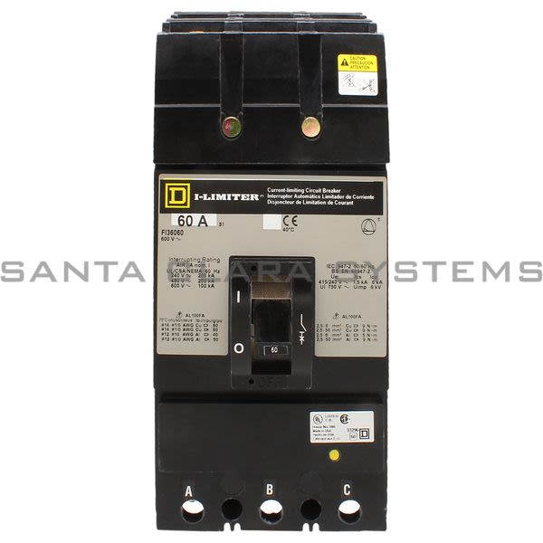 Square D FI36060 Molded Case Circuit Breaker Product Image