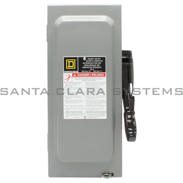 Square D H361N Heavy Duty Safety Switch Product Image