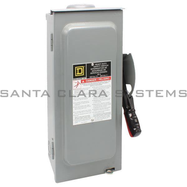 Square D H361RB Safety Switch Product Image