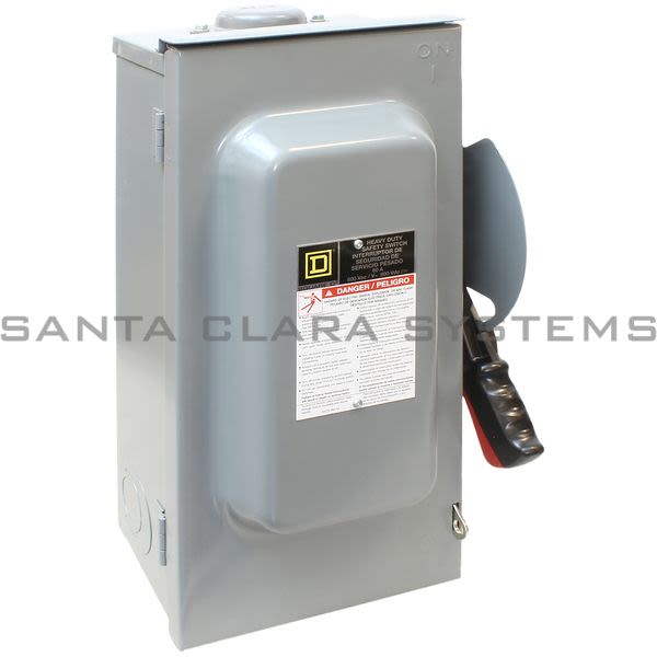 Square D H362RB Safety Switch | Fusible HD 600V 60A 3P NEMA3R Product Image