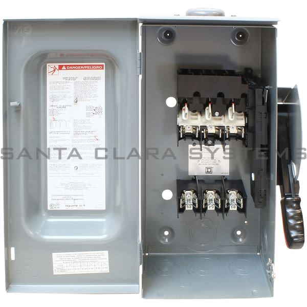 Square D H362RB Safety Switch | Fusible HD 600V 60A 3P NEMA3R Product Image