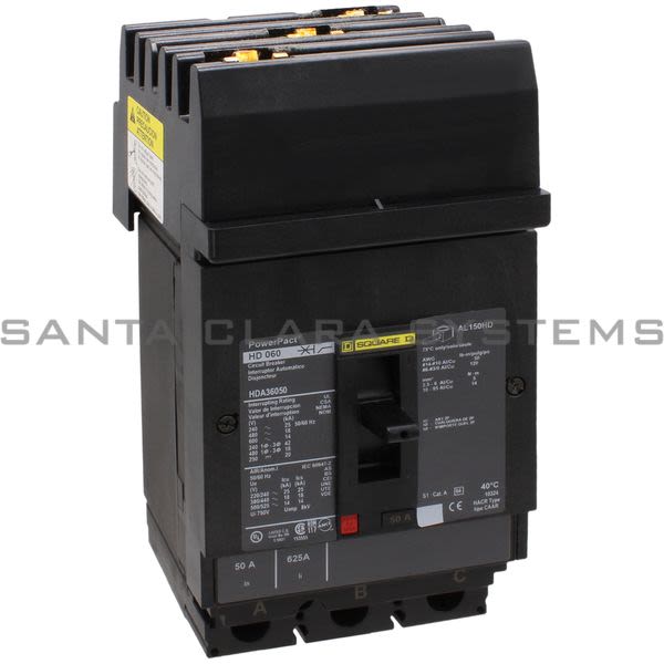 Square D HDA36050 Circuit Breaker Product Image
