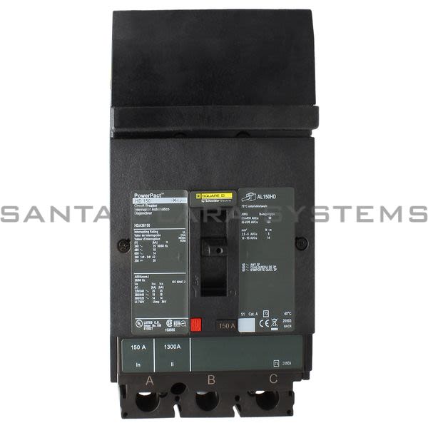 Square D HDA36150 PowerPact H I-Line Circuit Breaker Product Image