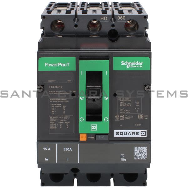 Square D HDL36015 Circuit Breaker Product Image