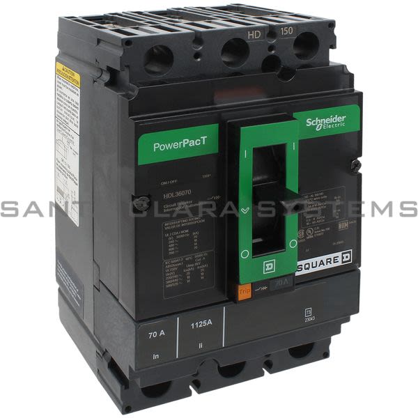 Square D HDL36070 Circuit Breaker Product Image