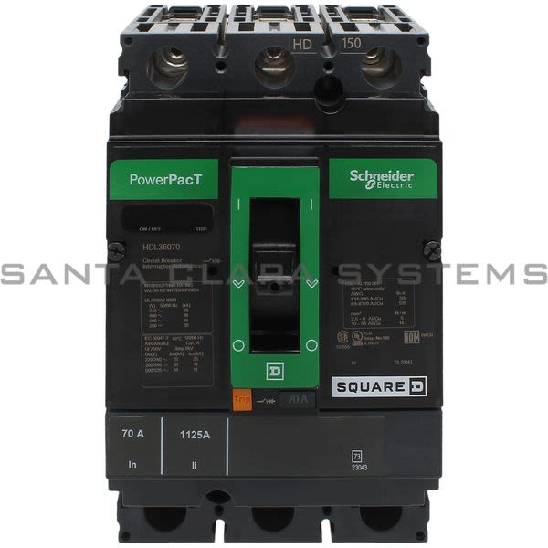 Square D HDL36070 Circuit Breaker Product Image