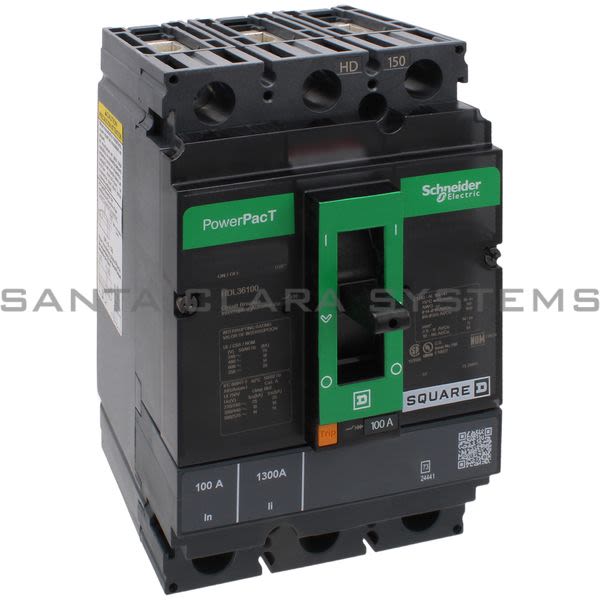 Square D HDL36100 Circuit Breaker Product Image