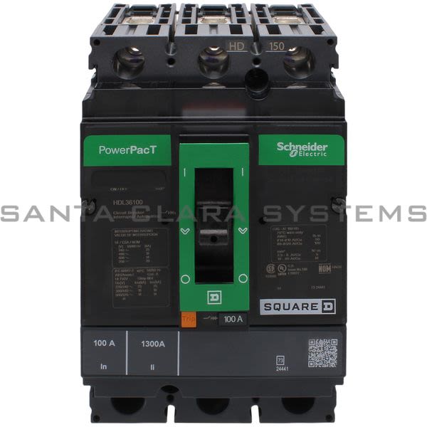 Square D HDL36100 Circuit Breaker Product Image