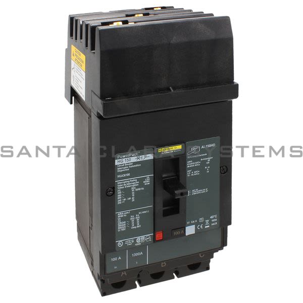 Square D HGA36100 PowerPact Circuit Breaker Product Image