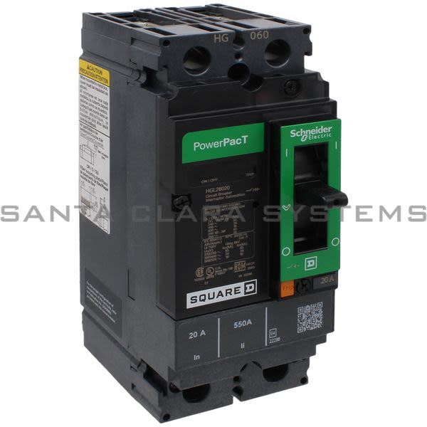 Square D HGL26020 Circuit Breaker Product Image