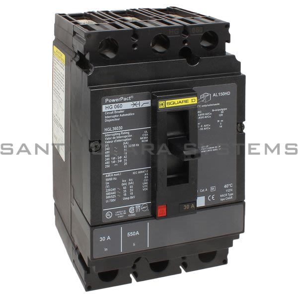 Square D HGL36030 Circuit Breaker Product Image