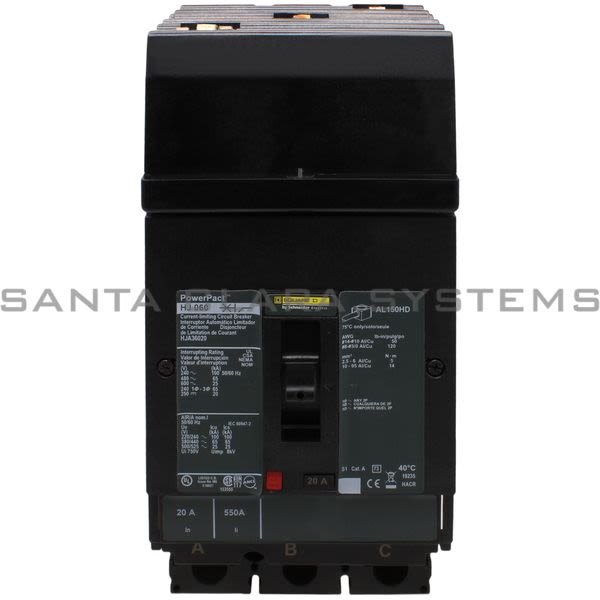 Square D HJA36020 CIRCUIT BREAKER Product Image