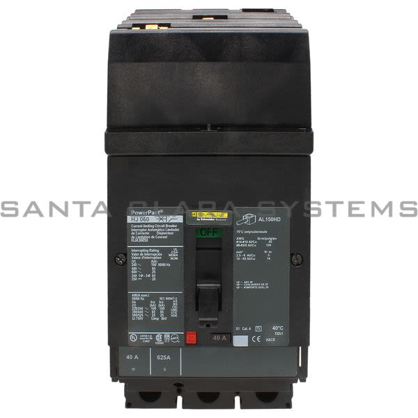 Square D HJA36040 Circuit Breaker Product Image