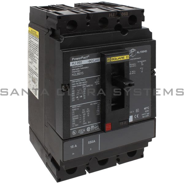 Square D HJL26015 Circuit Breaker Product Image