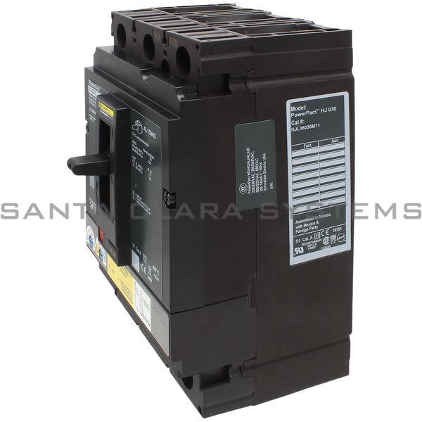 Square D HJL36030M71 Powerpact H-Frame Motor Circuit Protector Product Image