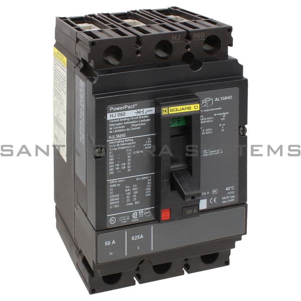 Square D HJL36050 Circuit Breaker Product Image