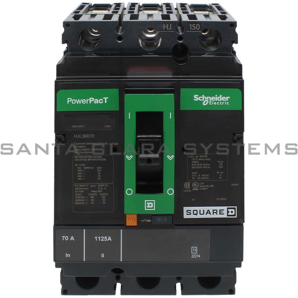 Square D HJL36070 Circuit Breaker Product Image
